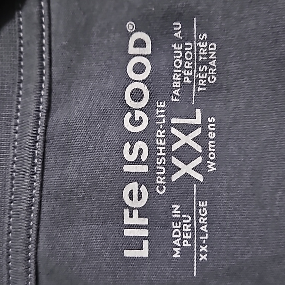 Long sleeve Life is Good, pumpkin tshirt size 2XL. - Picture 3 of 3